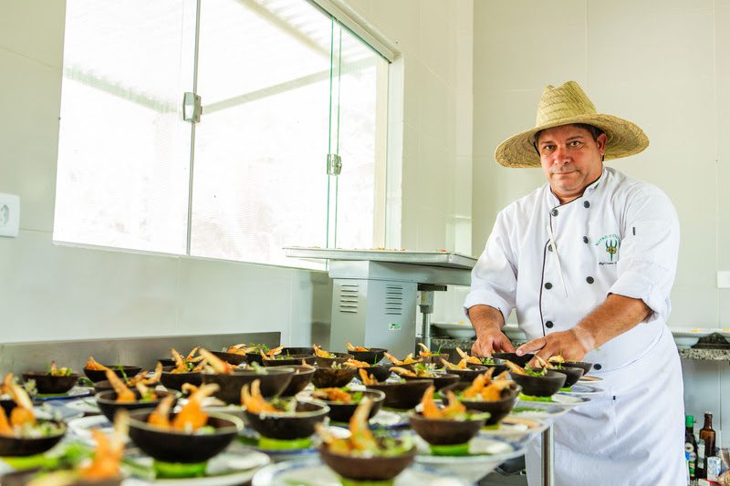 Produtos da agricultura familiar são destaque em almoço com chef Salmo de Oliveira