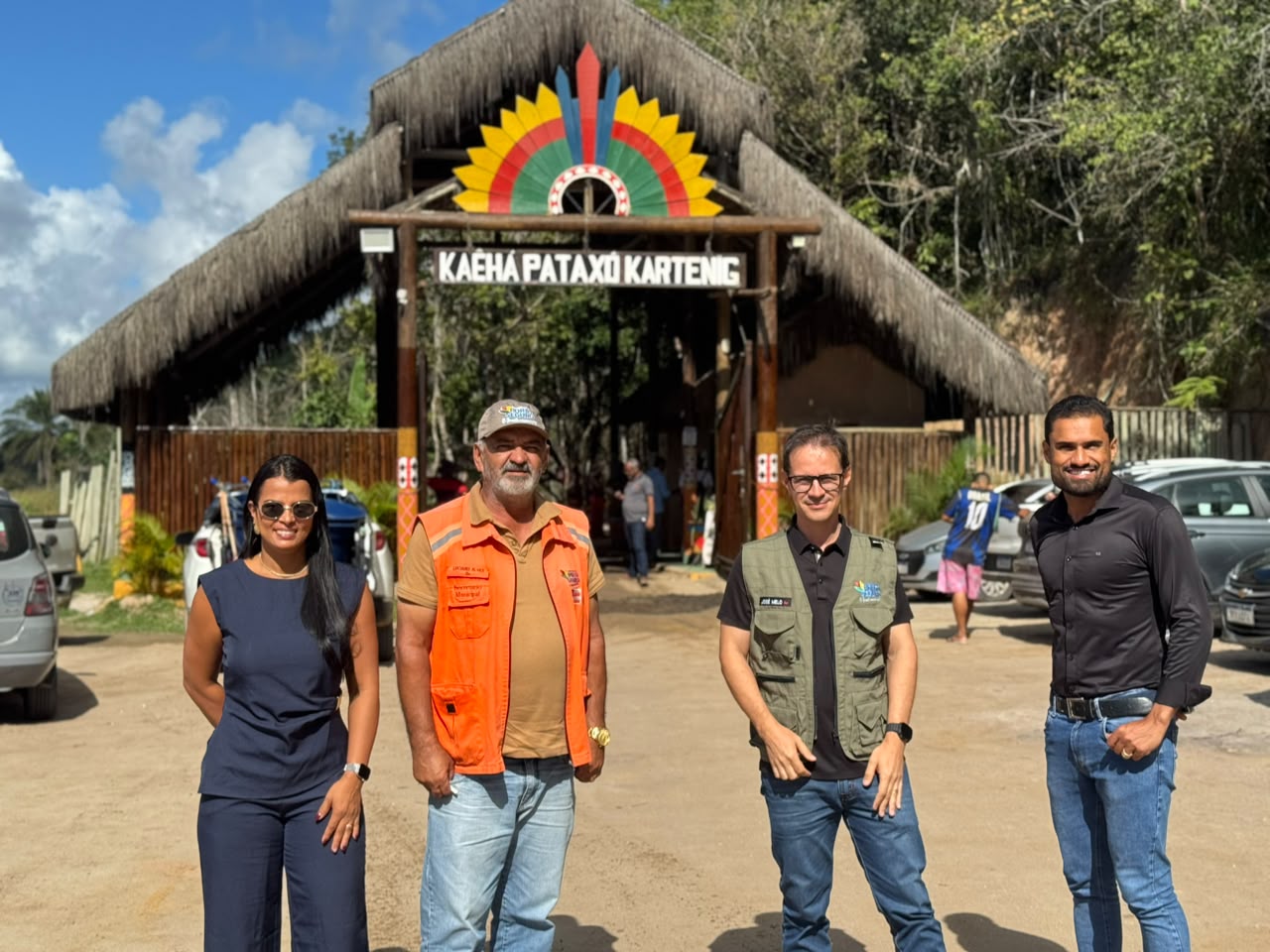 Prefeitura de Porto Seguro reforça preparativos para o festival indígena Aragwaksã com visita técnica à Reserva da Jaqueira